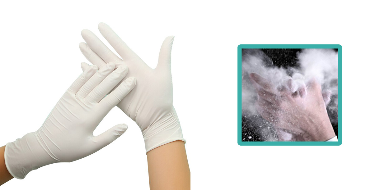 Latex Examination Hand Gloves Powdered